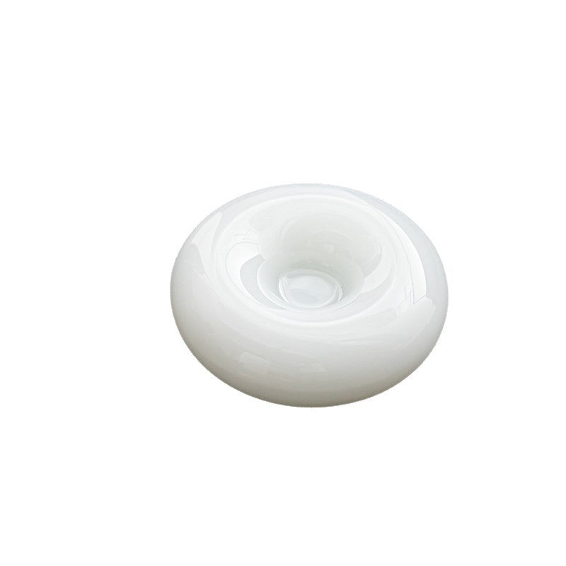 White jade simple indoor incense insert incense seat incense holder aromatherapy stove incense road spare parts household cover tea ceremony accessories ornament